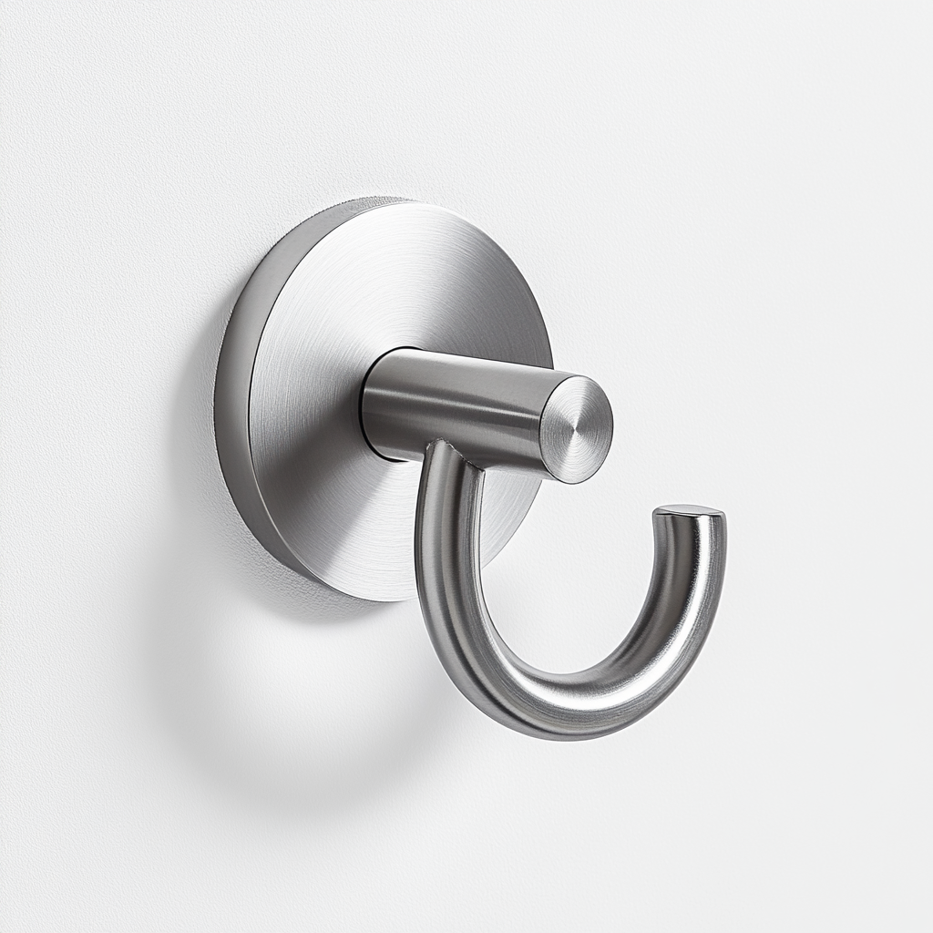 Wuxor Suction Cup Hook for Bathroom - Heavy Duty Vacuum Twist Lock - Rustproof Stainless Steel - Holds up to 22 lbs - No-Drill Wall Mount for Towels & Robes